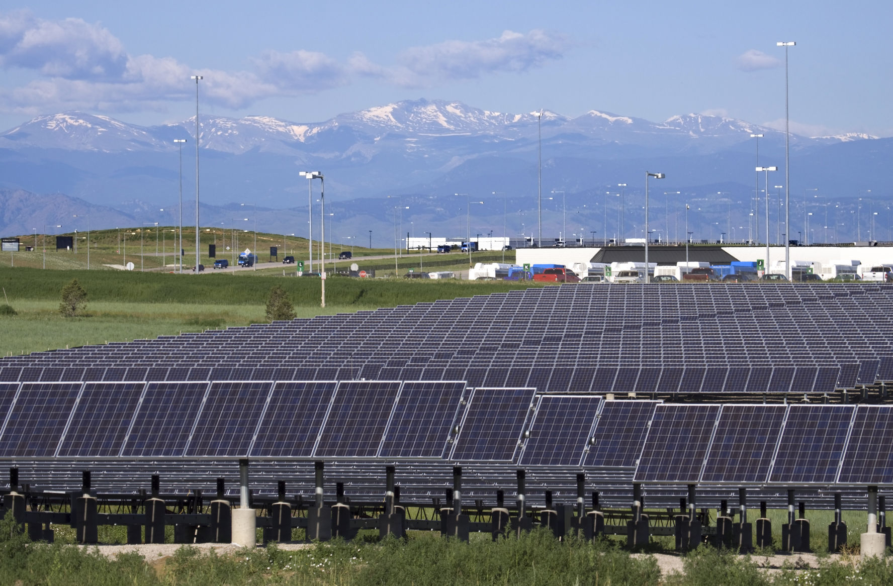 COVER STORY Solar panels at Denver International Airport